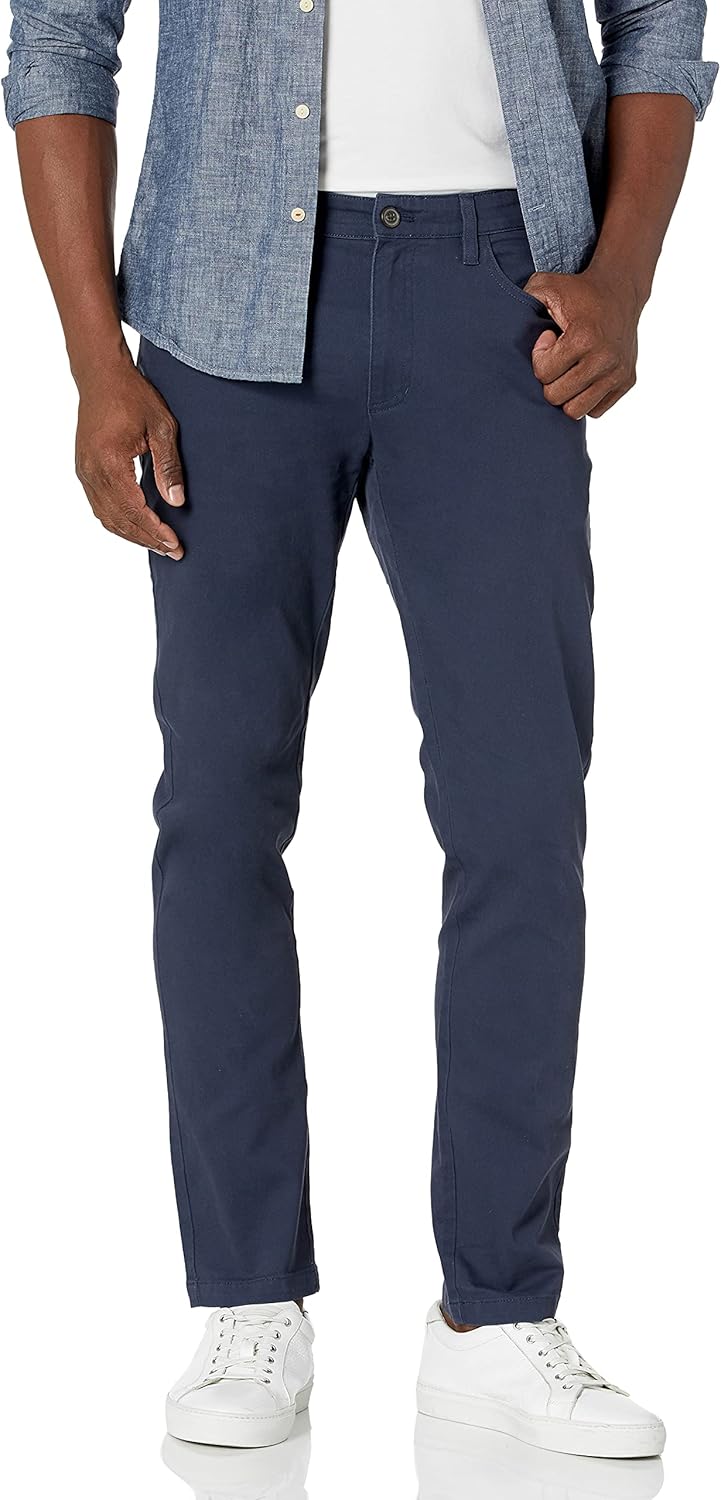 Amazon Essentials Men's Skinny-Fit 5-Pocket Comfort Stretch Chino Pant (Previously Goodthreads)
