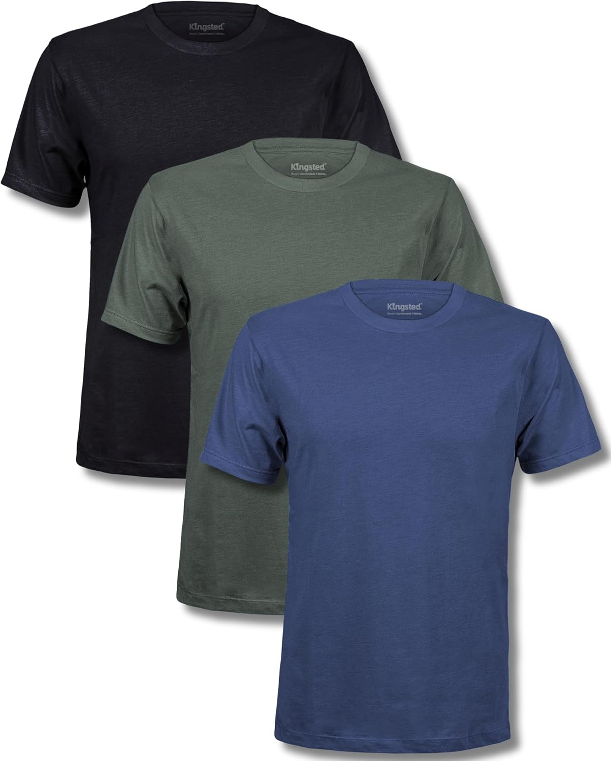 Kingsted T-Shirts for Men Pack - Royally Comfortable - Super Soft Premium Fabric - Well-Crafted Classic Tee
