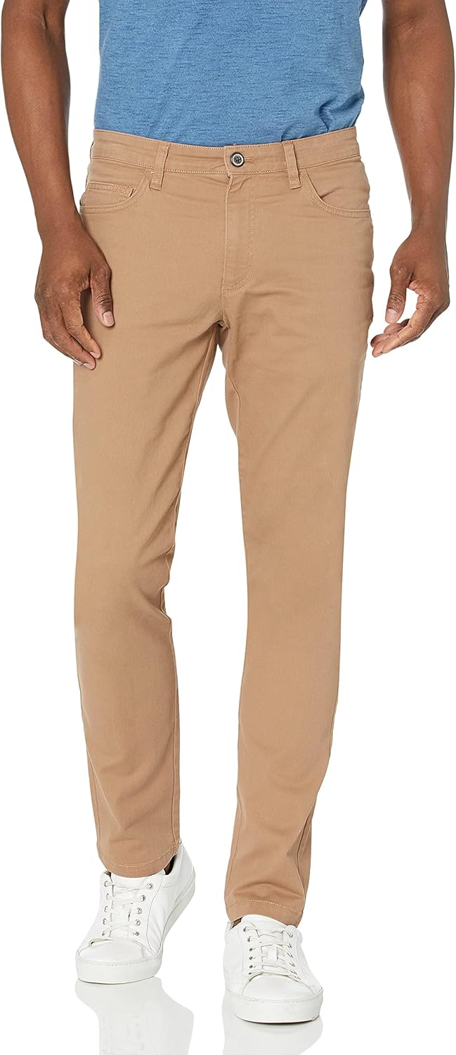 Amazon Essentials Men's Skinny-Fit 5-Pocket Comfort Stretch Chino Pant (Previously Goodthreads)