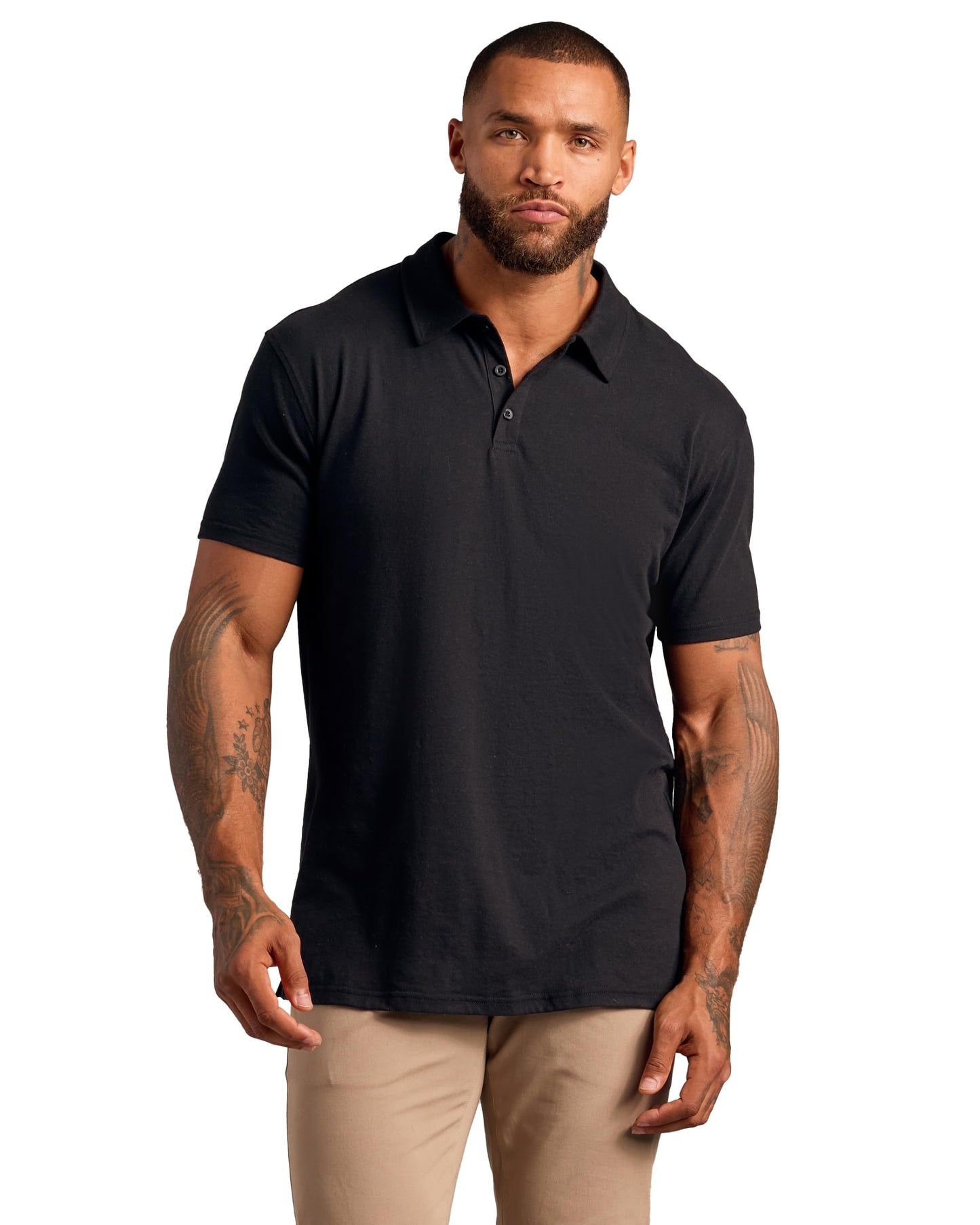 True Classic Short Sleeve Polo Shirts for Men - Cotton Men's Polo Shirts, Golf Shirt & Custom Polo - Collared Short Sleeve