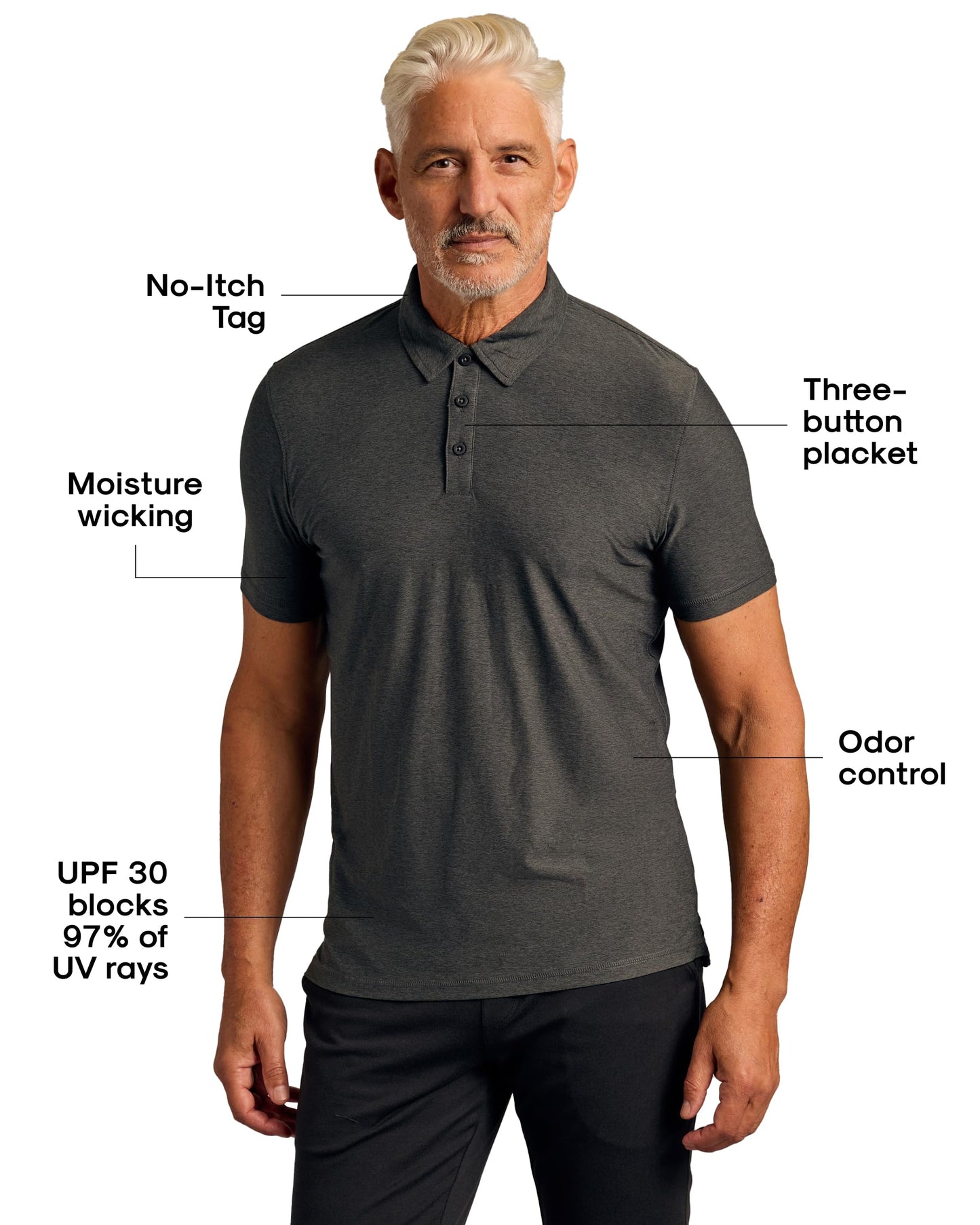 True Classic Short Sleeve Polo Shirts for Men - Cotton Men's Polo Shirts, Golf Shirt & Custom Polo - Collared Short Sleeve