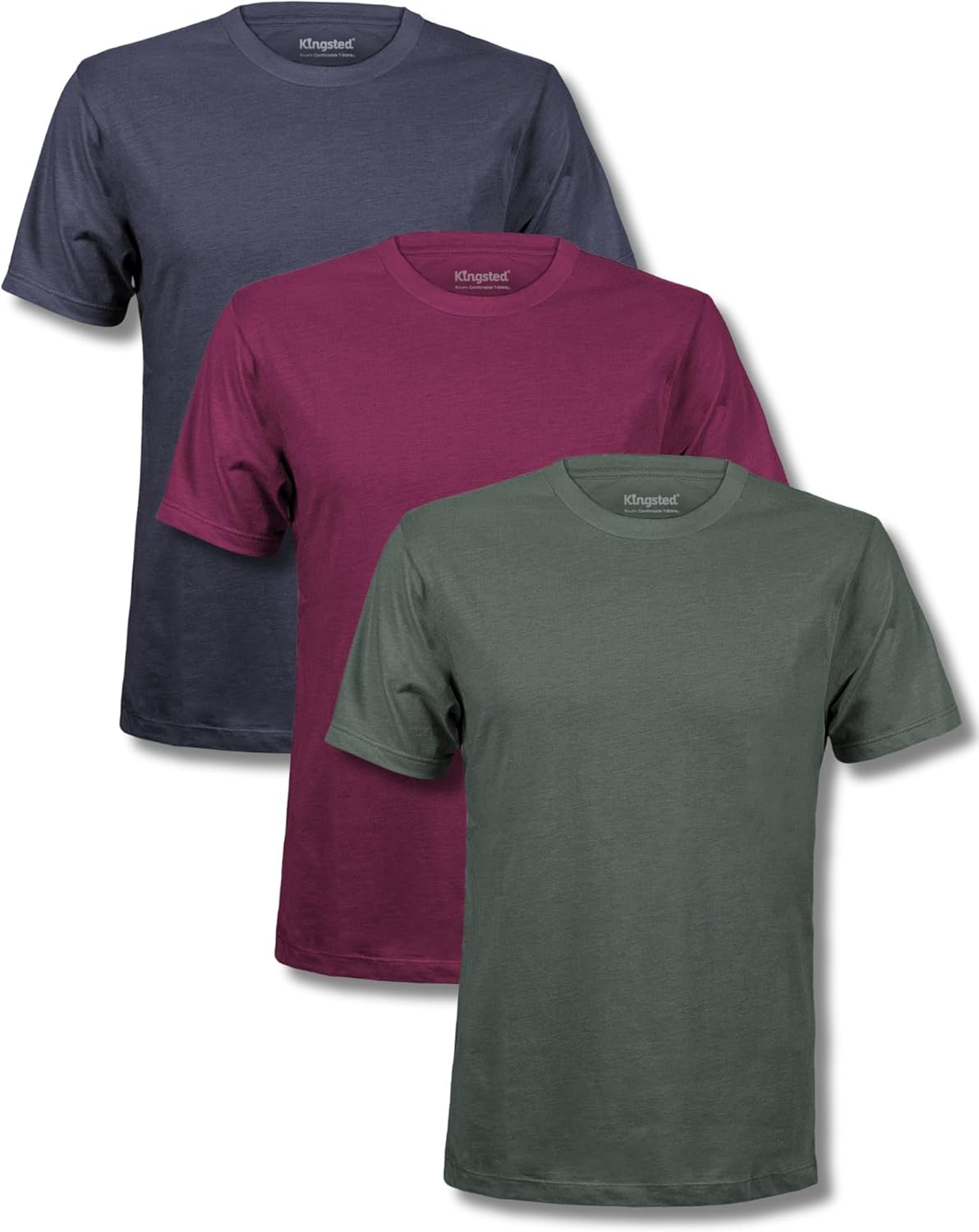 Kingsted T-Shirts for Men Pack - Royally Comfortable - Super Soft Premium Fabric - Well-Crafted Classic Tee