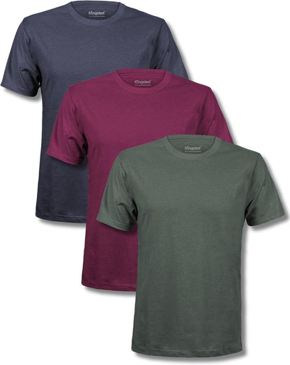 Kingsted T-Shirts for Men Pack - Royally Comfortable - Super Soft Premium Fabric - Well-Crafted Classic Tee