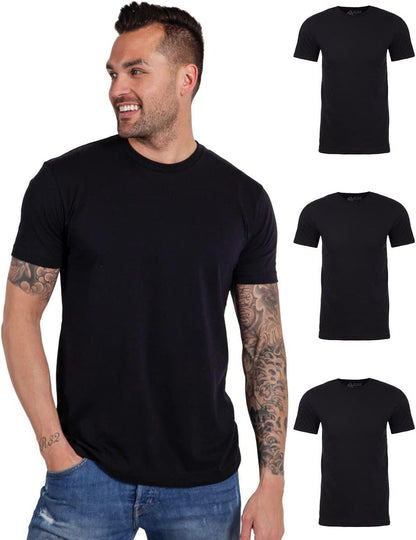 INTO THE AM Mens T Shirt - Short Sleeve Crew Neck Soft Fitted Tees S - 4XL Fresh Classic Tshirts