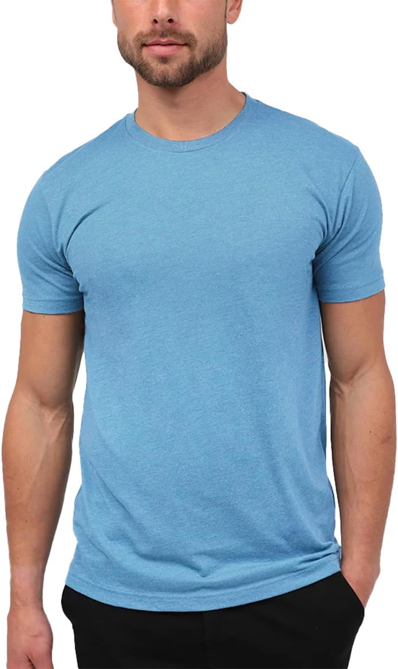 INTO THE AM Mens T Shirt - Short Sleeve Crew Neck Soft Fitted Tees S - 4XL Fresh Classic Tshirts