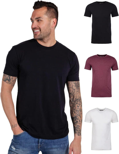 INTO THE AM Mens T Shirt - Short Sleeve Crew Neck Soft Fitted Tees S - 4XL Fresh Classic Tshirts