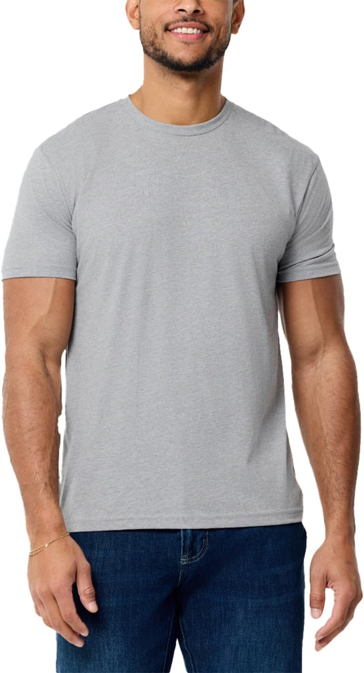 INTO THE AM Mens T Shirt - Short Sleeve Crew Neck Soft Fitted Tees S - 4XL Fresh Classic Tshirts