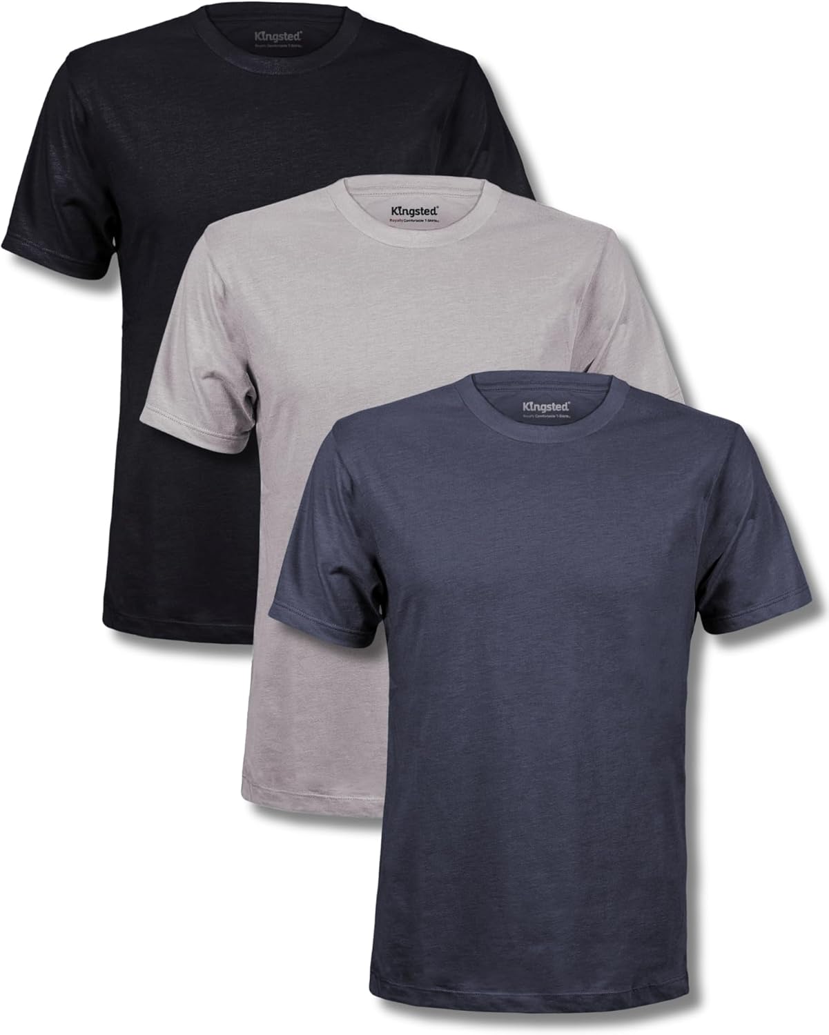 Kingsted T-Shirts for Men Pack - Royally Comfortable - Super Soft Premium Fabric - Well-Crafted Classic Tee
