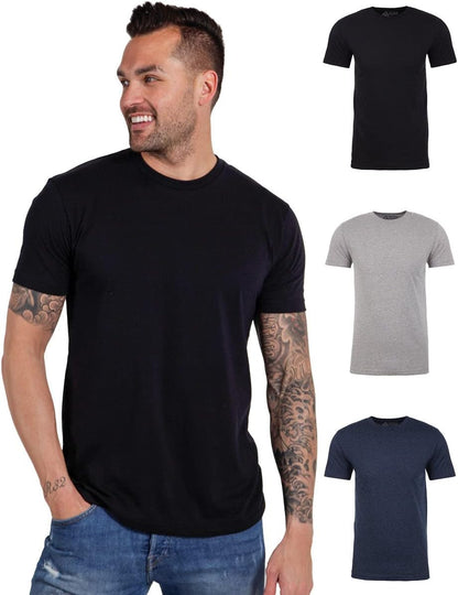 INTO THE AM Mens T Shirt - Short Sleeve Crew Neck Soft Fitted Tees S - 4XL Fresh Classic Tshirts