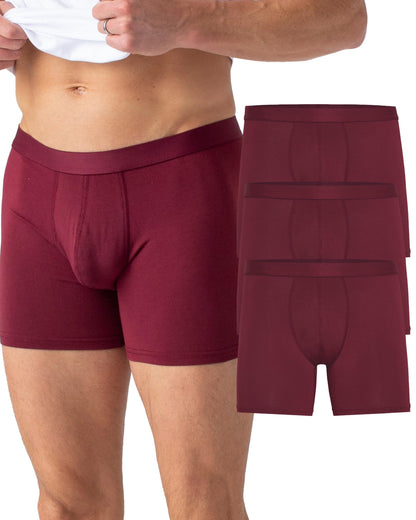 True Classic Mens Underwear Boxer Briefs Pack and Singles - Breathable, Ultra-Soft Mens Boxer Briefs Underwear Pack