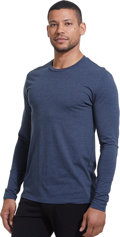 True Classic Long Sleeve Shirts for Men - Henley, Waffle & Crew Neck Long Sleeve T Shirt - Regular and Tall Thermal Shirts