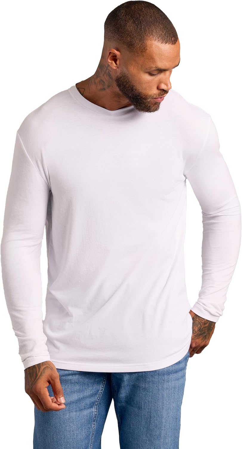 True Classic Long Sleeve Shirts for Men - Henley, Waffle & Crew Neck Long Sleeve T Shirt - Regular and Tall Thermal Shirts