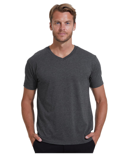 True Classic Mens V Neck T Shirts – Soft, Fitted Undershirts for Men Pack – Mens Undershirts – Cotton Blend, Tag-Free
