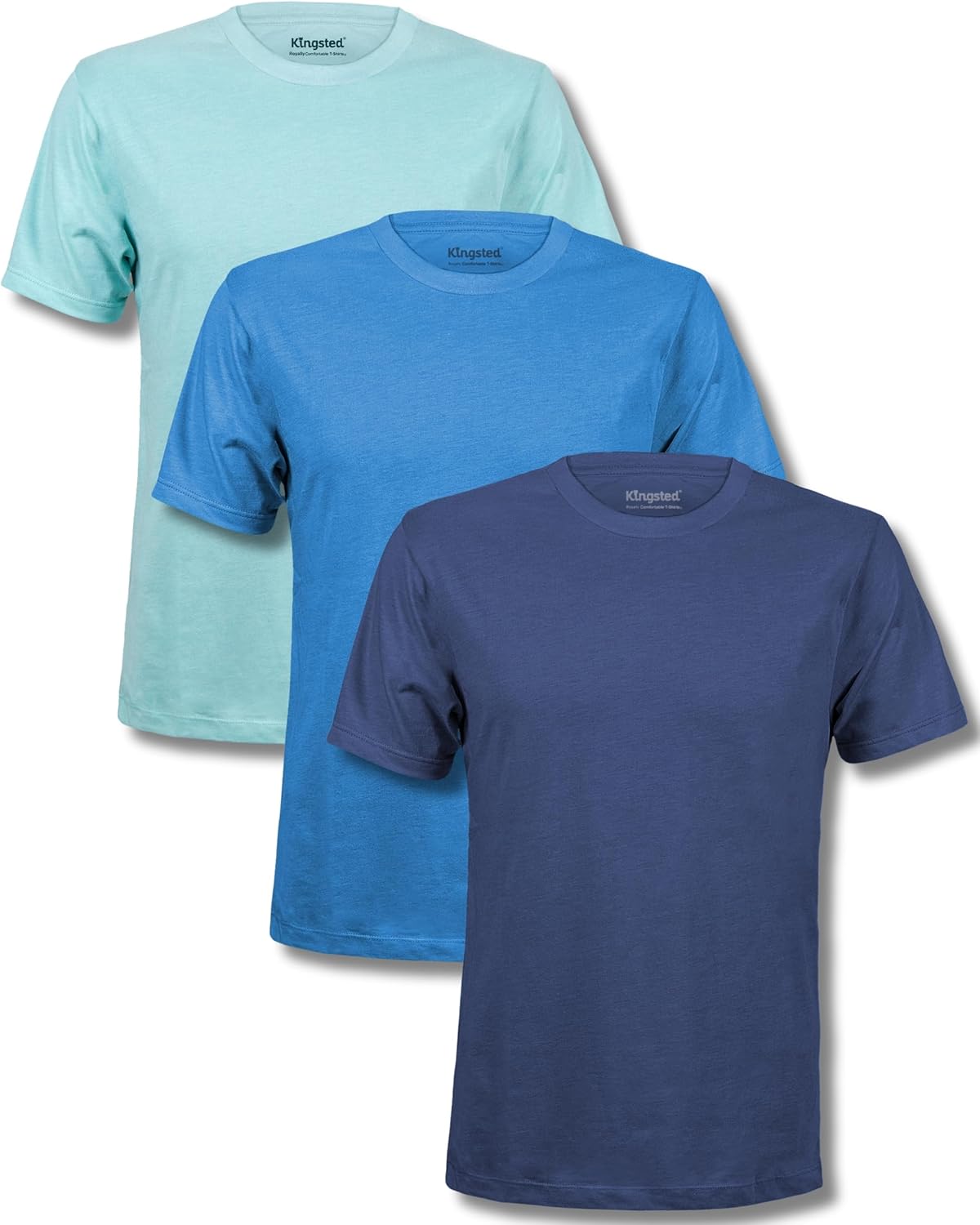 Kingsted T-Shirts for Men Pack - Royally Comfortable - Super Soft Premium Fabric - Well-Crafted Classic Tee