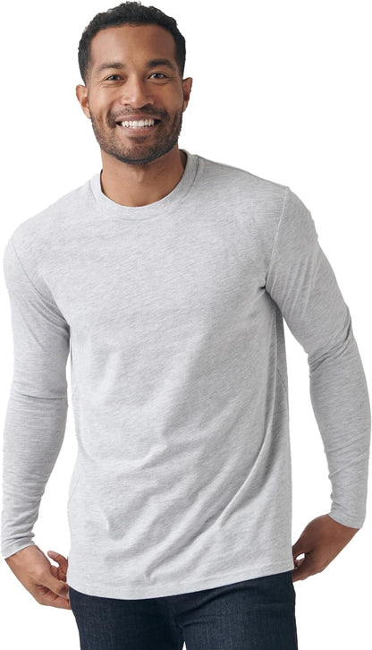 True Classic Long Sleeve Shirts for Men - Henley, Waffle & Crew Neck Long Sleeve T Shirt - Regular and Tall Thermal Shirts