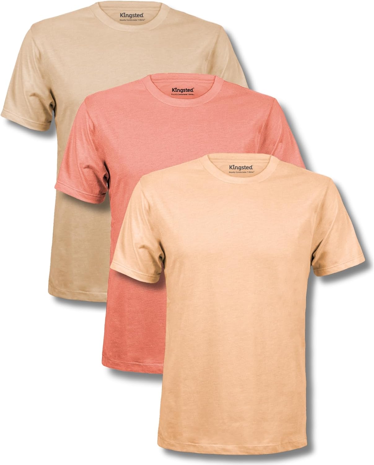 Kingsted T-Shirts for Men Pack - Royally Comfortable - Super Soft Premium Fabric - Well-Crafted Classic Tee