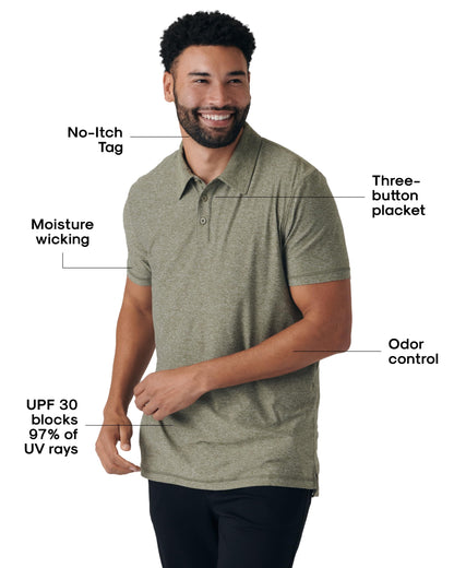 True Classic Short Sleeve Polo Shirts for Men - Cotton Men's Polo Shirts, Golf Shirt & Custom Polo - Collared Short Sleeve