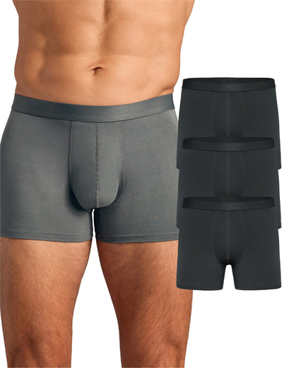 True Classic Mens Underwear Boxer Briefs Pack and Singles - Breathable, Ultra-Soft Mens Boxer Briefs Underwear Pack