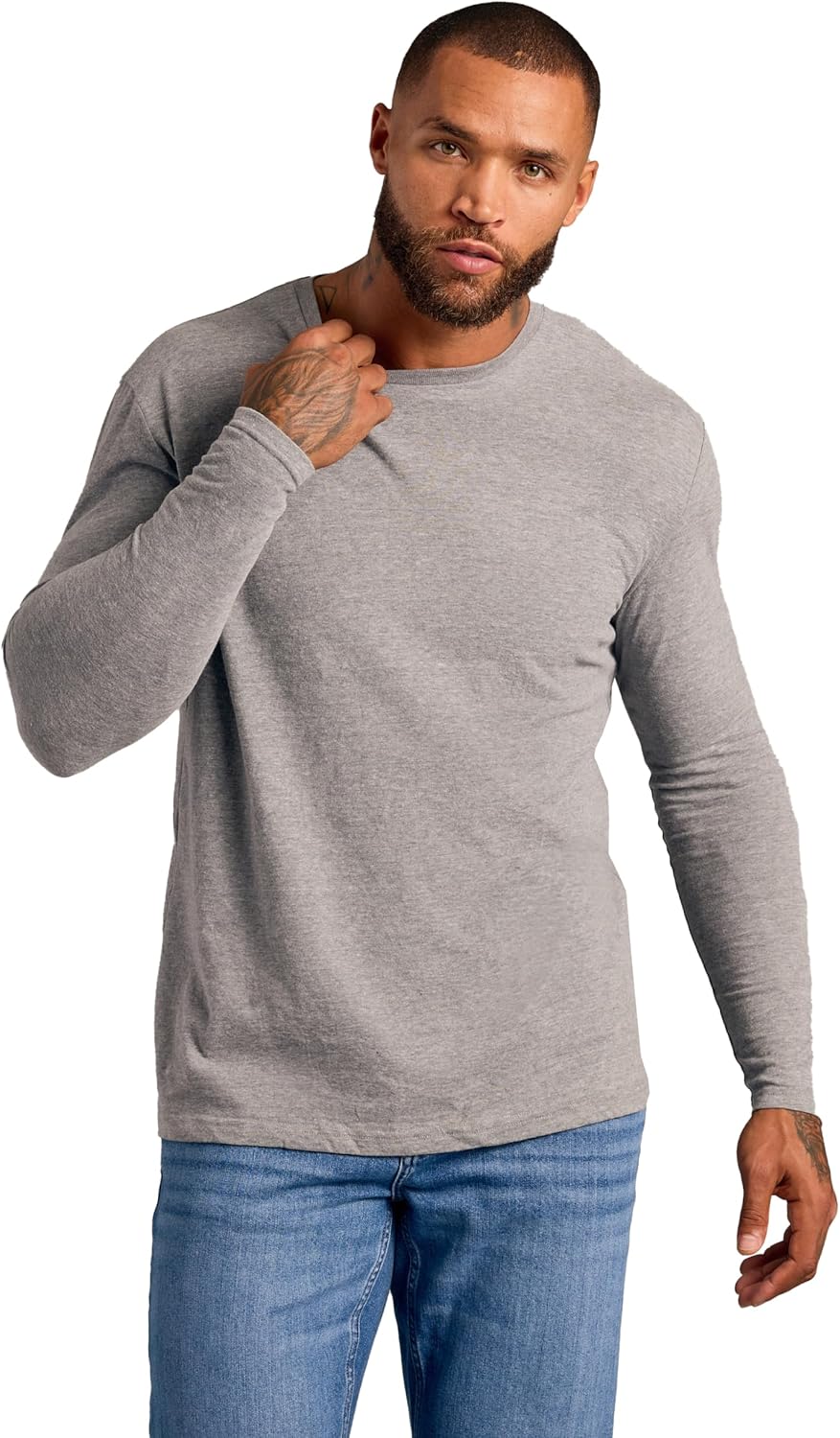True Classic Long Sleeve Shirts for Men - Henley, Waffle & Crew Neck Long Sleeve T Shirt - Regular and Tall Thermal Shirts
