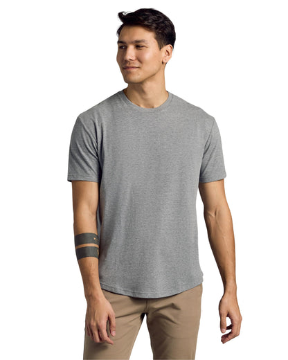 True Classic Mens T-Shirts – Curved Hem Tee Mens, Hipster Shirts for Men, Long Tail T Shirts for Man, Drop Cut Lounge/Sleep