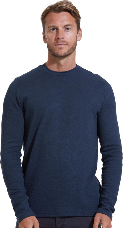 True Classic Long Sleeve Shirts for Men - Henley, Waffle & Crew Neck Long Sleeve T Shirt - Regular and Tall Thermal Shirts